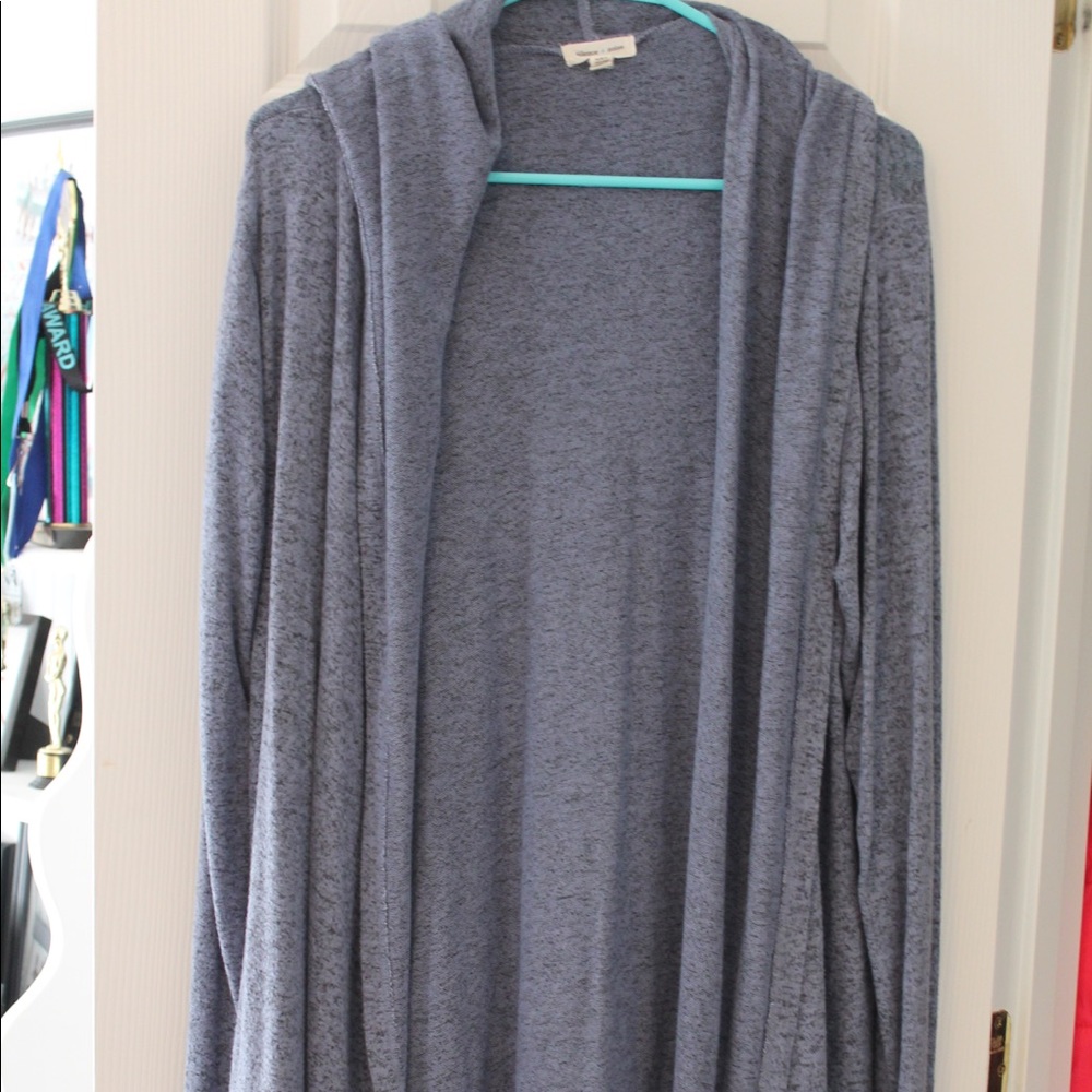 Urban Outfitters Long Blue Cardigan